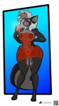 anthro big_breasts breasts female more nipples piercing styx_the_hellhound xdiegosilvax mythology canid canid_demon canine canis demon hellhound mammal mythological_canine mythological_creature wolf absurd_res hi_res