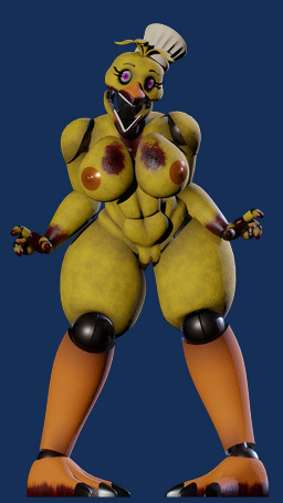 3_toes 4_fingers abs anthro areola beak big_breasts blood blood_on_arm blood_on_beak blood_on_breast blood_on_chest blood_on_face blood_on_hand bodily_fluids breasts chef_hat chef_hat_only clothing eyelashes feet female fingers genitals hat hat_only headgear headgear_only headwear headwear_only looking_at_viewer machine mostly_nude navel nipples non-mammal_breasts non-mammal_navel non-mammal_nipples non-mammal_vulva open_mouth orange_beak purple_eyes red_areola red_nipples simple_background solo standing talons teeth thick_thighs toes toothed_beak transparent_background vulva wide_hips yellow_body atumalaca atumalaca_(modeler) five_nights_at_freddy's scottgames chica_(fnaf) animatronic avian bird chicken galliform phasianid robot robot_anthro 2025 3d_(artwork) 9:16 alpha_channel digital_media_(artwork) full-length_portrait hi_res portrait