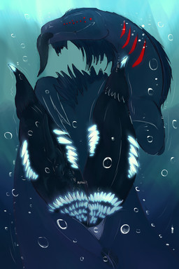2_penises animal_genitalia anus bodily_fluids bulge cock_vore cum duo erection feral fin fur genital_fluids genitals gills glowing glowing_genitalia glowing_penis grin imprint male male/male male_pred mouth_closed multi_eye multi_genitalia multi_penis penile penile_spines penis predator/prey saliva simple_background size_difference smile soft_vore teeth text tongue tongue_out underwater vore vore_bulge water passyvorex jewish_mythology mythology tartarus_(passyvorex) aquatic aquatic_dragon dragon fish leviathan monster mythological_creature mythological_marine mythological_scalie scalie 2025 2:3 absurd_res digital_drawing_(artwork) digital_media_(artwork) english_text hi_res shaded