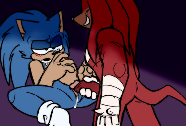 after_sex andromorph anthro bandage_wraps blue_body blush bodily_fluids clothing cum cum_from_vagina cum_in_vagina cum_inside duo footwear footwear_only genital_fluids genitals holding_penis humanoid_genitalia humanoid_penis intersex intersex/male lying male mostly_nude narrowed_eyes on_back open_mouth penis red_body smile socks socks_only spread_legs spreading tail vulva meowwabae sega sonic_the_hedgehog_(series) knuckles_the_echidna sonic_the_hedgehog echidna eulipotyphlan hedgehog mammal monotreme absurd_res hi_res