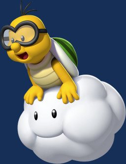 anthro eyewear goggles green_shell open_mouth shell simple_background solo transparent_background yellow_body yellow_skin unknown_artist mario_bros new_super_mario_bros._u nintendo koopa lakitu lakitu's_cloud scalie 3d_(artwork) alpha_channel digital_media_(artwork) hi_res official_art