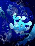 ambiguous_gender blue_body blue_eyes bubble eyelashes eyes_closed feral gem group open_mouth pearl_(gem) starfish_(accessory) teeth tongue underwater water white_body sstoh nintendo pokemon asterozoan brionne echinoderm fish generation_7_pokemon marine pokemon_(species) popplio primarina starfish wishiwashi wishiwashi_(solo_form) 2025 3:4 absurd_res hi_res signature