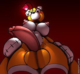 anthro balls big_balls big_breasts big_penis breasts clothing crossgender gem genitals gynomorph huge_balls huge_penis humanoid_genitalia humanoid_penis intersex legwear looking_at_viewer looking_down looking_down_at_viewer mtg_crossgender mti_crossgender multicolored_body nipples penis pink_nipples plushie solo thigh_highs two_tone_body white_body wide_hips yellow_body justtaylor sega sonic_the_hedgehog_(series) tails_doll animate_inanimate canid canine fox living_plushie mammal 2026 absurd_res hi_res