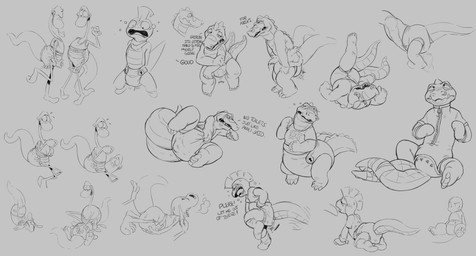 2_tails ageplay anthro anthrofied biped bodily_fluids clothed clothing crying dialogue diaper diaper_humping diaper_only disembodied_hand duo feces fellatio genitals grey_background infantilism locked_diaper male male/male multi_tail onesie oral overweight overweight_anthro overweight_male penile penis pokemorph pooping roleplay sex simple_background soiled_diaper soiling soiling_diaper solo solo_focus tail tears text topless unclean_diaper used_diaper using_diaper wearing_diaper crackajackin legendz nickelodeon nintendo pokemon rocko's_modern_life chameleon_brothers dandy_(legendz) rocko_rama chameleon charmander crocodile crocodilian generation_1_pokemon generation_5_pokemon lizard pokemon_(species) reptile scalie scrafty 2018 digital_media_(artwork) english_text hi_res monochrome multiple_images