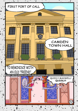 dialogue human_only not_furry speech_bubble text town_hall zero_pictured redundantmodule 101_dalmatian_street 101_dalmatians disney human mammal comic english_text hi_res
