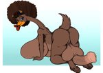 afro animal_genitalia animal_penis anthro anus balls beak beak_lips big_balls big_breasts big_penis blue_eyes border breasts butt equine_genitalia equine_penis erection eyelashes genitals gynomorph hooves huge_balls huge_breasts huge_penis hyper hyper_balls hyper_breasts hyper_genitalia hyper_penis intersex lips long_neck looking_at_viewer looking_back mismatched_animal_penis mismatched_genitalia mismatched_penis non-mammal_balls non-mammal_breasts nude orange_beak penis solo thick_lips vein veiny_penis white_border exelzior yvette_(vikbys) avian bird 2020 absurd_res digital_drawing_(artwork) digital_media_(artwork) hi_res