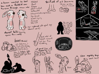 all_fours ambiguous_anthro ambiguous_feral ambiguous_gender ambiguous_human anthro appliance axe bent_arm black_body black_eyes black_tongue blood blood_bag bodily_fluids bottomwear brown_background brown_bottomwear brown_clothing brown_eyes brown_footwear brown_pants brown_shoes buckteeth clothing drunk featureless_crotch feral footwear frown fur group gurney hand_pawpads heterochromia hitting_head holding_axe holding_beer holding_beer_bottle holding_crowbar holding_object horizontal_pupils injecting kitchen_appliance long_ears looking_at_another lying_on_gurney male mitten_hands motion_lines multicolored_body no_pupils noseless nude_ambiguous nude_anthro nude_male open_frown open_mouth open_smile oven pants pupils scared shaking shoes short_legs silhouetted_body simple_background size_difference smaller_ambiguous smaller_feral smile substance_intoxication surgical_suture syringe tan_body tan_inner_ear tan_skin teeth text tongue torn_ear traumatized trembling two_tone_body white_body white_fur insert-thenewbl-here raving_rabbids rayman_(series) ubisoft fan_character slug_(insert-thenewbl-here) human lagomorph mammal rabbid worm 2024 4:3 digital_drawing_(artwork) digital_media_(artwork) english_description english_text flat_colors hi_res multiple_images