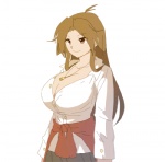 2013 2d_animation animal_humanoid animated bell big_breasts bovid bovine breast_expansion breasts brown_eyes brown_hair cattle cleavage clothed clothing collar cowbell expansion eyes_closed female frame_by_frame hair happy horn huge_breasts human humanoid hyper hyper_breasts low_res mammal meushi_mattie_(matsu-sensei) nenna nennanennanenna pasties short_playtime simple_background solo standing transformation white_background