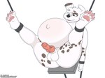 balls belly big_belly bound canid canine canis cudacore dalmatian domestic_dog erection feet genitals hi_res male mammal navel outie_navel pascal_(cudacore) paws pregnant pregnant_male story story_in_description toes