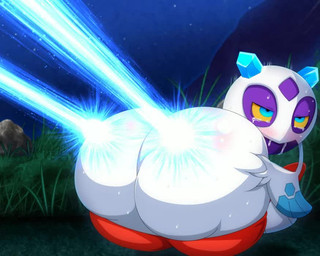 big_breasts blush bodily_fluids boob_laser breasts drooling female huge_breasts humor hyper hyper_breasts lactating laser saliva solo tears unusual_bodily_fluids unusual_lactation what ヘルドロン nintendo pokemon froslass generation_4_pokemon ghost humanoid pokemon_(species) spirit 2d_animation animated motion_tweening no_sound short_playtime video