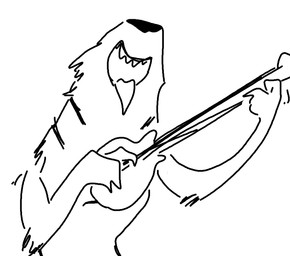 anthro electric_guitar guitar holding_musical_instrument holding_object male musical_instrument open_mouth open_smile playing_guitar playing_music plucked_string_instrument simple_background smile solo string_instrument white_background the_weaver disney pack_street zootopia fan_character ozzy_(weaver) hyena mammal striped_hyena 2016 black_and_white monochrome