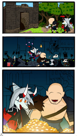 amber_eyes anthro athletic athletic_human athletic_male axe bald battle battle_axe bone coin detailed_background duo eyelashes female fight gold_(metal) gold_coin grey_body grey_hair grey_scales hair light-skinned_male light_body light_skin long_hair male melee_weapon muscular muscular_human muscular_male open_mouth outside polearm scales scythe skeleton smile snout weapon zoom_paka cavemanon_studios goodbye_volcano_high ko_op_(game_developer) snoot_game anon_(snoot_game) fang_(gvh) animated_skeleton human mammal prehistoric_species pterosaur reptile scalie undead 2023 digital_drawing_(artwork) digital_media_(artwork) hi_res