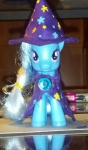 ambiguous_gender clothing feral handmade hat headgear headwear horn robe solo toy wizard_hat brerfox friendship_is_magic hasbro my_little_pony mythology trixie_(mlp) equid equine mammal mythological_creature mythological_equine unicorn grandfathered_content hi_res photography_(artwork)