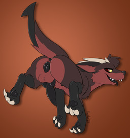 animal_genitalia animal_penis animal_vulva balls bedroom_eyes black_body black_scales canine_genitalia canine_penis canine_vulva claws feral floating fur genitals herm herm_feral hooked_tail horn intersex intersex_feral looking_at_viewer looking_back looking_back_at_viewer narrowed_eyes nipples pawpads penis red_body red_fur scales seductive solo teeth tongue tongue_out vulva kerilyn mythology kerilyn_(character) canid canid_demon canine demon hellhound mammal mythological_canine mythological_creature 2025 hi_res