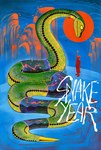 ambiguous_gender arm_outstretched duo eyelashes feral green_body looking_down_at_another mountain orange_eyes outside size_difference sun text dominique_ramsey human mammal reptile scalie snake absurd_res digital_media_(artwork) english_text hi_res
