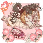 abdominal_bulge abs anal anal_penetration anthro anthro_dominating_human anthro_penetrating anthro_penetrating_human big_dom_small_sub big_muscles big_pecs big_penis black_hair blush bodily_fluids breath brown_body brown_fur chibi cum cum_drip cum_everywhere cum_in_hair cum_inflation cum_inside cum_on_back cum_on_body doggystyle dominant dominant_anthro dominant_male dripping drooling duo ejaculation excessive_cum excessive_genital_fluids facial_scar from_behind_position fur genital_fluids genitals gesture grin hair hand_gesture hand_holding heart_symbol hit_count holding_partner human_on_anthro human_penetrated impregnation impregnation_count inflation internal interspecies interspecies_impregnation looking_pleasured male male/male male_impregnation male_penetrated male_penetrating male_penetrating_male messy multicolored_body multicolored_fur muscular muscular_anthro muscular_male nude orgasm orgasm_face pecs penetration penile penile_penetration penis penis_in_ass pregnant pregnant_male saliva scar sex sharp_teeth size_difference smaller_human smaller_male smaller_penetrated smile sperm_cell submissive submissive_human submissive_male sweat tail teeth thick_penis thumbs_up white_body white_fur chan_kiti_chan canid canine canis human mammal wolf 1:1 hi_res