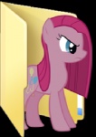 alpha_channel blue_eyes blues27xx cutie_mark earth_pony equid equine female feral folder friendship_is_magic hasbro horse icon low_res mammal my_little_pony pinkamena_(mlp) pinkie_pie_(mlp) pony quadruped simple_background solo transparent_background