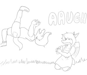 5_fingers american_football anthro ball bone_frill bottomwear clothing dress duo feathered_wings feathers female fingers footwear frill_(anatomy) gridiron_ball hair kneeling male midair shoes short_hair short_tail shorts smile sneakers snout sport style_emulation tail wings arsenic_iii cavemanon_studios peanuts_(comic) snoot_game amber_(snoot_game) jack_(snoot_game) baryonyx dinosaur prehistoric_species pterosaur reptile saurischian scalie spinosaurid theropod 2025 monochrome sketch