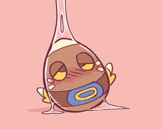 ambiguous_fluids blush egg egg_transformation implied_transformation objectum slime solo wet claustrophile zippuff