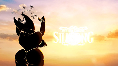 breasts butt chain female genitals silhouette solo sunrise vulva puffylover69 hollow_knight:_silksong hollow_knight_(franchise) team_cherry hornet_(hollow_knight) arthropod 16:9 meme widescreen