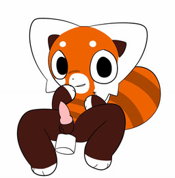 anal anal_penetration animated_gif anthro anthro_penetrated balls erection fur genitals knot knotted_penis looking_at_viewer looking_pleasured male male_penetrated markings object_in_ass orange_body orange_fur penetration penile penis sex shota simple_background solo spread_legs spreading white_background white_markings young young_anthro young_male brainrotter101 austin_(brainrotter101) ailurid mammal red_panda 2d_animation animated frame_by_frame short_playtime