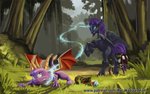 16:10 activision bovid caprine dragon equid equine fan_character female feral group hasbro horn horse kirillk male mammal my_little_pony mythological_creature mythological_equine mythological_scalie mythology nature nyx_(mlp) past_sins_(fanfic) pony reptile scalie sheep spyro spyro_the_dragon tail widescreen winged_unicorn wings