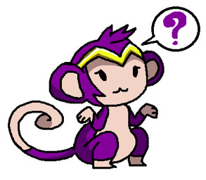 3_fingers :3 black_eyes crouching crown dot_eyes feet female fingers fur gesture gold_(metal) gold_tiara headgear nude purple_body purple_fur question_mark shrug simple_background simple_eyes sitting solo speech_bubble tan_body tan_skin tiara toony white_background creepycurse shantae_(series) wayforward shantae_(monkey_form) haplorhine mammal monkey primate 2013 alternate_version_at_source cel_shading digital_media_(artwork) shaded sketch