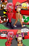 anthro areola blush dialogue duo embarrassed exhibitionism female female/female forced forced_exposure front_view genitals humiliation nipples pussy ima_thing archie_comics idw_publishing sega sonic_the_hedgehog_(archie) sonic_the_hedgehog_(comics) sonic_the_hedgehog_(idw) sonic_the_hedgehog_(series) conquering_storm dr._eggman lien-da felid feline humanoid lynx mammal comic hi_res