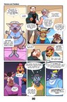 anthro dialogue_box male mind_break size_difference speech_bubble thekinkybear baiher cheriol_casserole_(thekbear) comet_stars gabe_goat nathan_howls sake_letigre vick_timber will_whiskers american_opossum bovid canid canine canis caprine deer domestic_cat felid feline felis fox goat mammal marsupial pantherine raccoon_dog tanuki tiger virginia_opossum wolf absurd_res comic hi_res