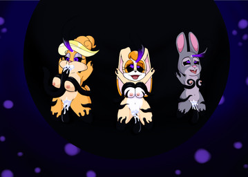 ahegao anthro big_breasts black_nose black_sclera blonde_hair bodily_fluids bound breast_grab breast_size_difference breast_squeeze breasts buckteeth corruption crossgender cum cum_in_mouth cum_in_vagina cum_inside ears_as_hair erect_nipples eye_roll fellatio female female_anthro fur genital_fluids grey_body grey_fur group hair hair_bun_ears half-closed_eyes hand_on_breast long_ears looking_pleasured mature_anthro mature_female mind_control narrowed_eyes nipples nude nude_anthro nude_female open_mouth oral orange_body orange_fur orange_hair penetration penile pink_nose purple_eyes questionable_consent sex simple_background smile sphere squeezing tan_body tan_fur teeth tentacles tongue tongue_out inversecalamity disney looney_tunes sega sonic_the_hedgehog_(series) the_looney_tunes_show warner_brothers zootopia bonnie_hopps patricia_bunny vanilla_the_rabbit european_rabbit lagomorph leporid mammal oryctolagus rabbit 2017 crossover hi_res