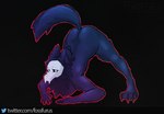 ambiguous_gender anthro ass_up butt claws feet heart_eyes heart_symbol jack-o'_pose pose presenting presenting_hindquarters raised_tail solo tail toe_claws fossfurus changed_(video_game) puro_(changed) hi_res