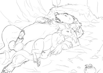 2_penises 5_fingers 5_toes 6_ears anatomically_correct anatomically_correct_genitalia anatomically_correct_penis animal_genitalia animal_penis anthro aroused bag balls bear_ears becoming_erect big_balls big_ears big_penis biped claws cuddling den detailed_background digitigrade dolphin_tail duo erection eyes_closed feet feral finger_claws fingers fish_tail fur genitals hair half-closed_eyes half-erect half_asleep hemipenes larger_feral larger_male lying male male/male male_anthro male_feral mane mane_hair multi_ear multi_genitalia multi_penis narrowed_eyes nude on_back on_ground open_mouth outside pawpads paws penis plantigrade quadruped scales sharp_teeth sheath short short_ears short_fur short_penis size_difference sleeping sleeping_nude sleeping_together small_ears small_penis smaller_anthro smaller_male tail tail_over_leg teeth thick_penis thin_penis three-quarter_view toe_claws toes tongue ursine_ears ursine_genitalia ursine_penis vein veiny_penis wet_dream sephrendemon mythology kuruk_(character) yat_(oceansend) bear brown_bear grizzly_bear kobold mammal mythological_creature mythological_scalie reptile scalie ursidae ursine 2025 absurd_res digital_drawing_(artwork) digital_media_(artwork) hi_res monochrome sketch