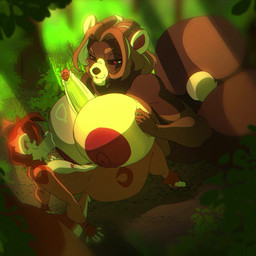 anthro big_breasts big_butt big_penis bouncing_breasts breast_play breasts butt duo female genitals huge_breasts huge_penis humanoid_genitalia humanoid_penis larger_female male male/female moan penis sex size_difference smaller_male titfuck 5_square_meters lavanda_va_(va) phosphorus_(va) bear mammal rodent sciurid tree_squirrel 1:1 2d_animation absurd_res animated frame_by_frame hi_res short_playtime sound video voice_acted