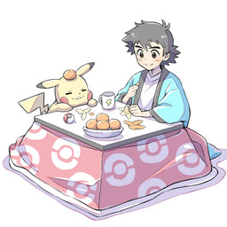 5_fingers arms_bent asian_clothing black_eyebrows black_nose blue_clothing blue_kimono blush brown_eyes cheek_spots closed_smile clothing duo east_asian_clothing eyebrows eyes_closed feral fingers food fruit fruit_on_head fur furniture grey_ear_tips grey_hair hair happy holidays japanese_clothing kimono larger_human larger_male light male male_feral male_human mouth_closed multicolored_body multicolored_fur open_mouth open_smile orange_(fruit) orange_on_head plant pokeball shirt simple_background size_difference small_nose smaller_feral smaller_male smile table tail tan_body tan_skin topwear white_background white_clothing white_shirt white_topwear yellow_body yellow_fur yellow_tail cyaneko04 new_year new_year_2026 nintendo pokemon ash's_pikachu ash_ketchum generation_1_pokemon human mammal pikachu pokemon_(species) 1:1 2025 colored digital_drawing_(artwork) digital_media_(artwork) japanese_description lighting shaded