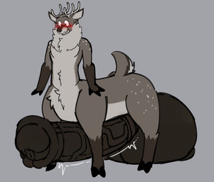 animal_genitalia animal_penis anthro antlers balls big_balls big_penis blush erection flared_penis fluffy flustered genitals horn huge_balls huge_penis hyper hyper_balls hyper_genitalia hyper_penis looking_down male mismatched_animal_genitalia mismatched_animal_penis mismatched_genitalia mismatched_penis nude penis solo throbbing vein veiny_penis commanderthings deer mammal taur absurd_res hi_res