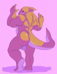 anthro backsack balls biceps butt fin fin_piercing furgonomics furry-specific_piercing genitals looking_at_viewer male muscular muscular_anthro muscular_male nude piercing smile solo standing banana_da_boi dick_(serex) fish marine shark absurd_res hi_res