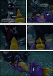 balls cave dark_body duo erection fellatio feral genitals grey_balls grey_body grey_penis happy happy_sex horn looking_at_genitalia looking_at_penis male male/male open_mouth oral penile penis purple_body purple_eyes red_eyes rope sex sucking surprised_expression tail teeth text tongue wings worried worried_face yellow_balls yellow_body yellow_penis drakeledragon activision mythology spyro_the_dragon dark_spyro spyro dragon mythological_creature mythological_scalie scalie 3d_(artwork) absurd_res comic digital_media_(artwork) hi_res source_filmmaker_(artwork)