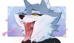 anthro bodily_fluids countershading drooling fangs female grey_body mouth_shot open_mouth saliva solo teeth throat tongue tongue_out uvula yellow_eyes tylerayrton illumination_entertainment sing_(movie) porsha_crystal canid canine canis mammal wolf absurd_res hi_res huge_filesize