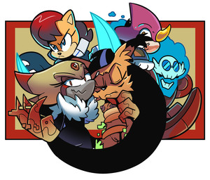 anthro breasts captured defeated eyes_closed female genitals group male nipples nude nude_female vulva kingraam archie_comics sega sonic_the_hedgehog_(archie) sonic_the_hedgehog_(comics) sonic_the_hedgehog_(series) dr._eggman espio_the_chameleon fan_character nicole_the_lynx sally_acorn sally_acorn_(post-sgw) chameleon chipmunk felid feline ground_squirrel lizard lynx mammal reptile rodent scalie sciurid
