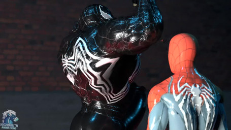abs biceps big_muscles big_penis body_size_growth butt clothed clothing duo erection expansion flexing flexing_bicep flexing_both_biceps flexing_muscles genital_expansion genitals growth grunting humanoid_genitalia humanoid_penis hyper larger_male looking_at_viewer looking_pleasured male moan muscle_growth muscular muscular_male open_mouth pecs penis penis_expansion sharp_teeth size_difference size_transformation slime smaller_male sound_effects teeth transformation nighdruth sound_warning marvel spider-man_(series) spider-man_(character) venom_(marvel) human humanoid mammal symbiote 16:9 3d_(artwork) 3d_animation animated blender_(artwork) digital_media_(artwork) hi_res huge_filesize loop short_playtime sound video widescreen