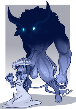 abs anthro balls biped blush bodily_fluids bouquet butt clothed clothed_human clothed_male clothing collar crossdressing dress duo erection erection_under_clothing femboy fingers front_view fur genital_fluids genitals glistening glistening_butt hair horn larger_male leash long_hair male muscular muscular_male muscular_thighs nude nude_anthro nude_male pecs penis precum precum_through_clothing size_difference smaller_male smile standing tail wedding_dress wet wet_clothing lluisabadias european_mythology greek_mythology mythology bovid bovine human mammal minotaur 2025 absurd_res digital_drawing_(artwork) digital_media_(artwork) hi_res