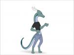 anthro belly big_belly clothed clothing duo fully_clothed oral_vore simple_background standing tail tongue tongue_out vore white_background longlevy mythology levy_(longlevy) dragon human mammal mythological_creature mythological_scalie scalie 2016 2d_animation 4:3 animated digital_media_(artwork) short_playtime