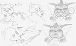 2020 absurd_res anthro blush bodily_fluids breath canid canine canis clothing drinking drinking_saliva drooling duo eeveelution english_text exclamation_point eyes_closed female generation_1_pokemon goon_(goonie_san) goonie-san hand_on_head hi_res kissing looking_pleasured male male/female mammal monochrome nintendo open_mouth pokemon pokemon_(species) profanity saliva saliva_string shirt surprise teeth text tongue topwear vaporeon wolf