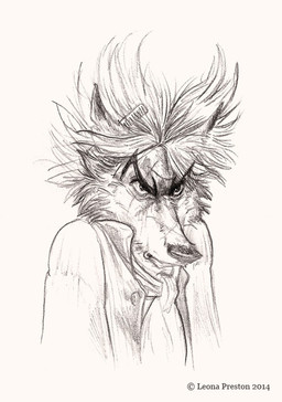 anthro facial_scar grumpy male scar solo leopreston the_string_of_pearls:_a_domestic_romance sweeney_todd_(tsop:adr) canid canine fox mammal