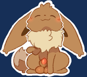 animal_genitalia balls big_ears blush blush_lines brown_balls brown_body brown_fur brown_inner_ear brown_nose chibi closed_smile dipstick_tail eyes_closed feral fur genitals half-erect happy male markings mouth_closed multicolored_body multicolored_fur neck_tuft penis sheath simple_background sitting smile solo tail tail_markings tan_body tan_fur transparent_background tuft backsash nintendo pokemon eevee generation_1_pokemon pokemon_(species) 2024 alpha_channel low_res