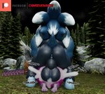 3d_(artwork) all_fours anal anal_penetration anthro anus backsack balls big_balls big_butt blue_body blue_fur bodily_fluids butt camseven cum cum_in_ass cum_inside cum_overflow dark_gaia digital_media_(artwork) duo english_text eulipotyphlan femboy from_behind_position fur genital_fluids genitals grey_hair hair hi_res male male/male male_penetrated male_penetrating male_penetrating_male mammal mounting muscular muscular_male outside_sex patreon patreon_logo penetration perineum purple_body purple_fur rear_view sega sex size_difference smaller_penetrated sonic_the_hedgehog sonic_the_hedgehog_(series) sonic_the_werehog sonic_unleashed teapot_(body_type) text thick_thighs unknown_species watermark werecreature wereeulipotyphlan werehog wide_hips wings