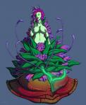 big_breasts breasts genitals green_body green_skin herm intersex nipples penis plant purple_nipples pussy solo tentacles renezuo trials_in_tainted_space elemental_creature flora_fauna humanoid venus_pitcher