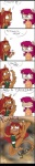 anthro camel_toe derp_eyes duo explosion female hair purple_hair razor red_hair tail text tools what wishful_thinking in_abyss sega sonic_the_hedgehog_(series) raye_(in_abyss) domestic_cat felid feline felis mammal comic english_text hi_res long_image tall_image