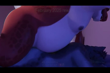 3d_background anal anal_penetration anthro anthro_on_anthro anthro_penetrated anthro_penetrating anthro_penetrating_anthro anus backsack balls bed bedroom belly belly_rest big_dom_small_sub bite butt dominant duo ear_bite ear_piercing frill_(anatomy) from_behind_position fur furniture genitals grey_body grey_fur grunting jockey_position lighter_belly looking_pleasured male male/male male_penetrated male_penetrating male_penetrating_male moan moobs nipples nude nude_anthro nude_male on_bed orange_eyes orange_sclera overweight overweight_anthro overweight_male penetration penile penile_penetration penis_in_ass piercing pressing_against prone_bone_position red_body red_scales scales sex size_difference tail thrusting thrusting_sound_effect white_belly babawolf spicygaydog_(va) european_mythology mythology afao nifanz dragon felid feline mammal mythological_creature mythological_scalie scalie western_dragon 2025 3d_(artwork) 3d_animation animated digital_media_(artwork) long_playtime sound voice_acted watermark webm