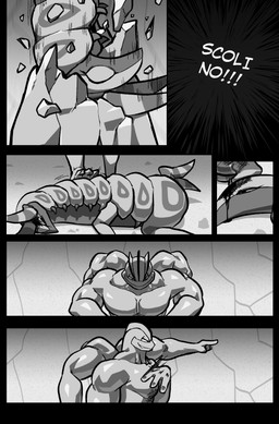 4_arms biped blood blood_drip blood_on_face bodily_fluids defeated detailed_background dialogue dripping duo fight gesture hand_gesture head_wound holding_another male mouthless multi_arm multi_limb muscular muscular_humanoid muscular_male pain pile_driver pointing quadruped smile smirk surprised text wounded cuchuflin nintendo pokemon generation_1_pokemon generation_5_pokemon humanoid machamp pokemon_(species) scolipede 2025 absurd_res comic digital_drawing_(artwork) digital_media_(artwork) english_text greyscale hi_res monochrome